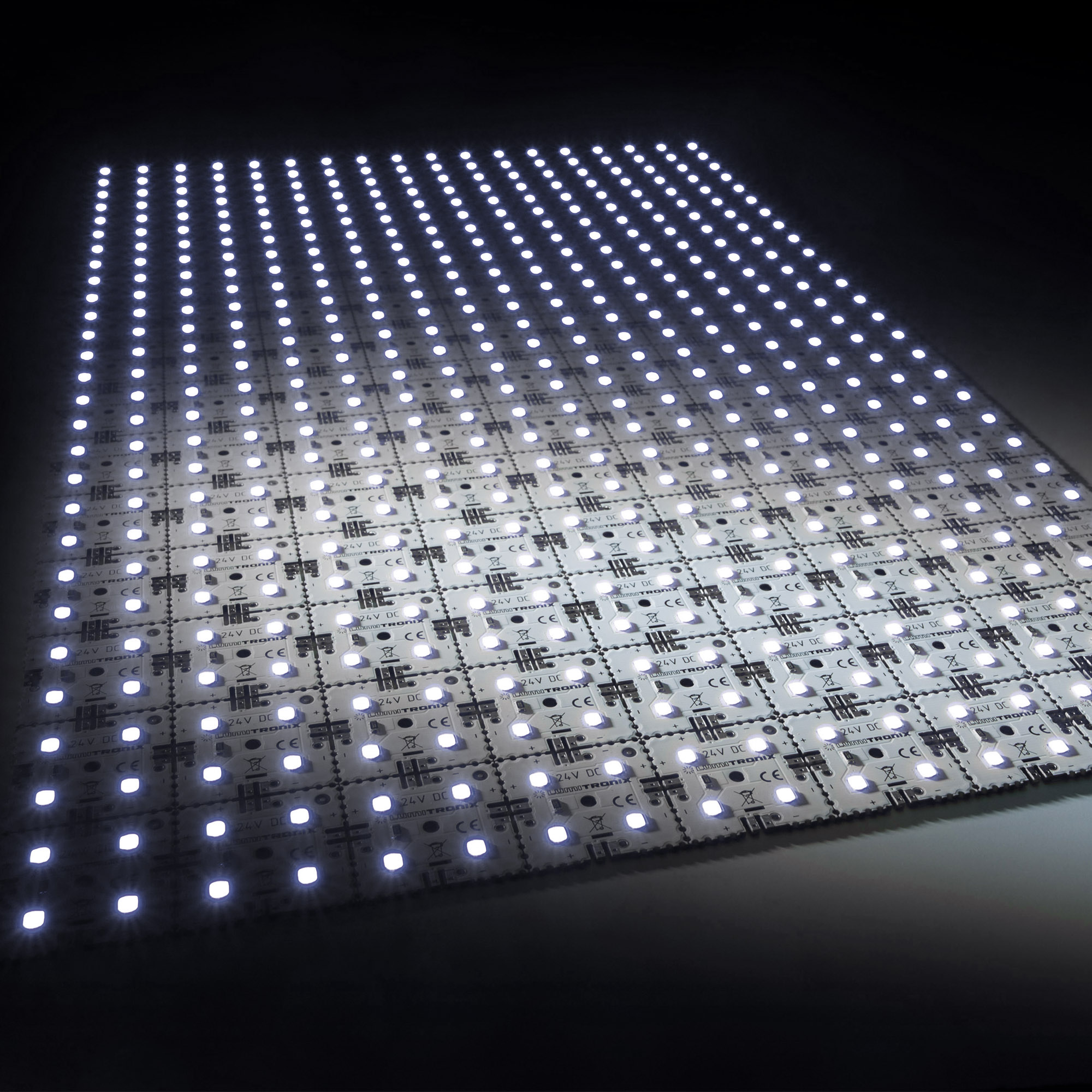 MatrixMini-126-4080 Nichia LED Module (9x14) cold white 6500K 9840lm 504 LEDs 24V 60.5W 10.63x16.53" (8000 lm/sqft)