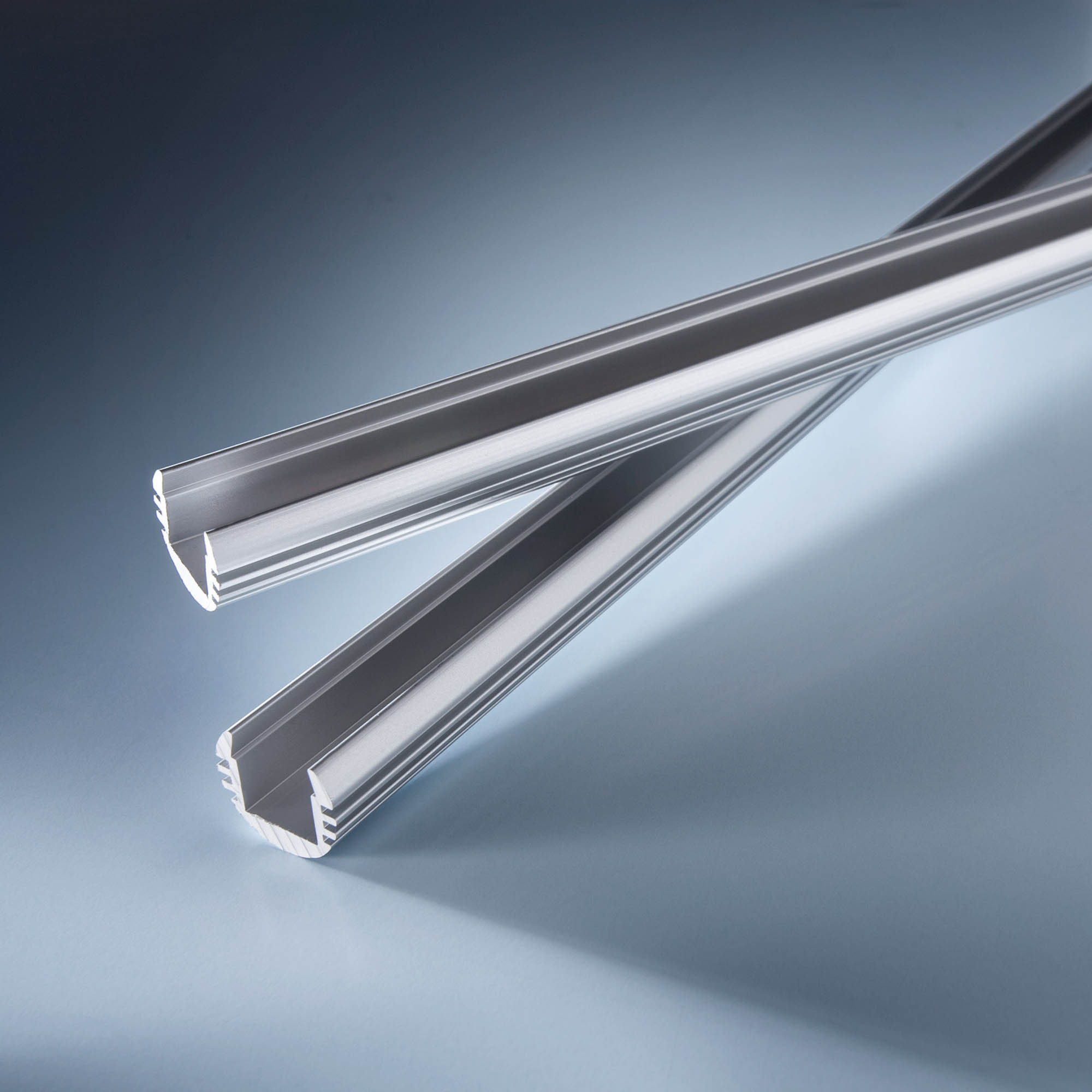 Aluminum profile Aluflex round for surface installation of Lumistrips 40.15"