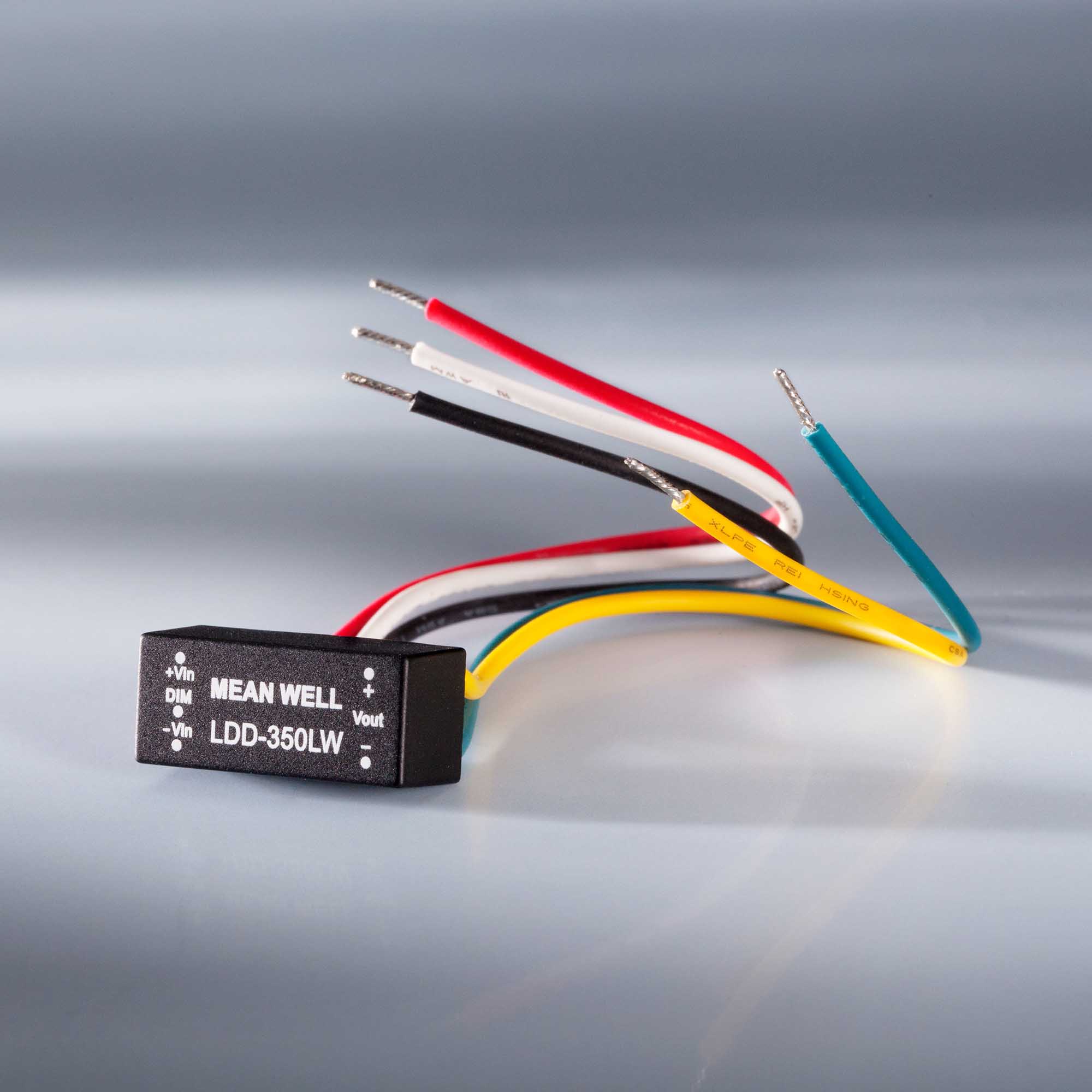 Constant current LED driver Mean Well LDD-LW-500 IP67 500mA 9-36VDC to 2 > 32VDC
