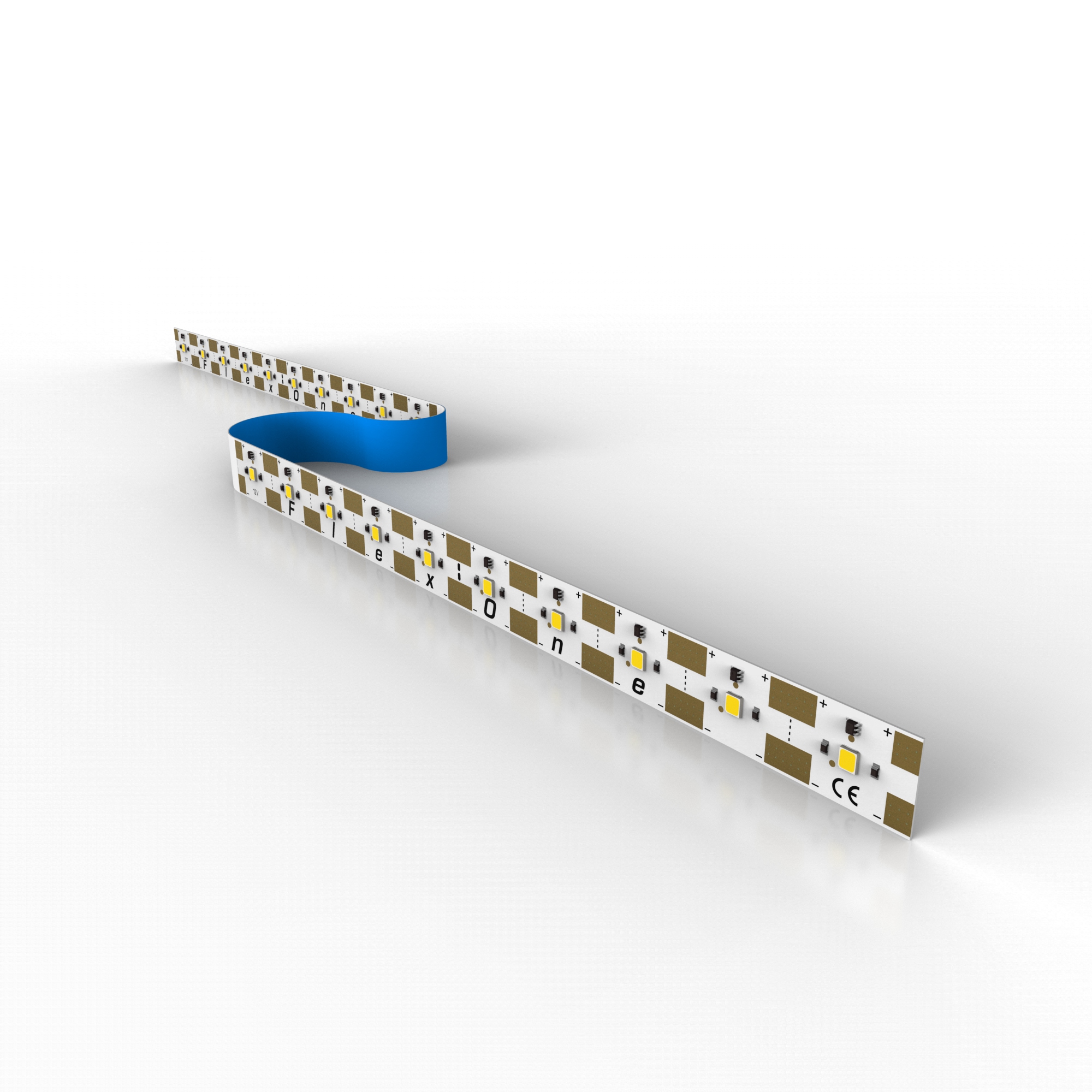 FlexOne3080 Samsung LED Strip warm white 2700K 11825lm 12V 15 LEDs/ft 16ft/5m reel (721lm & 3.4W/ft)