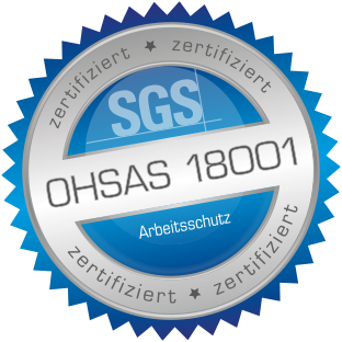 OHSAS 18000 health and safety management system.
