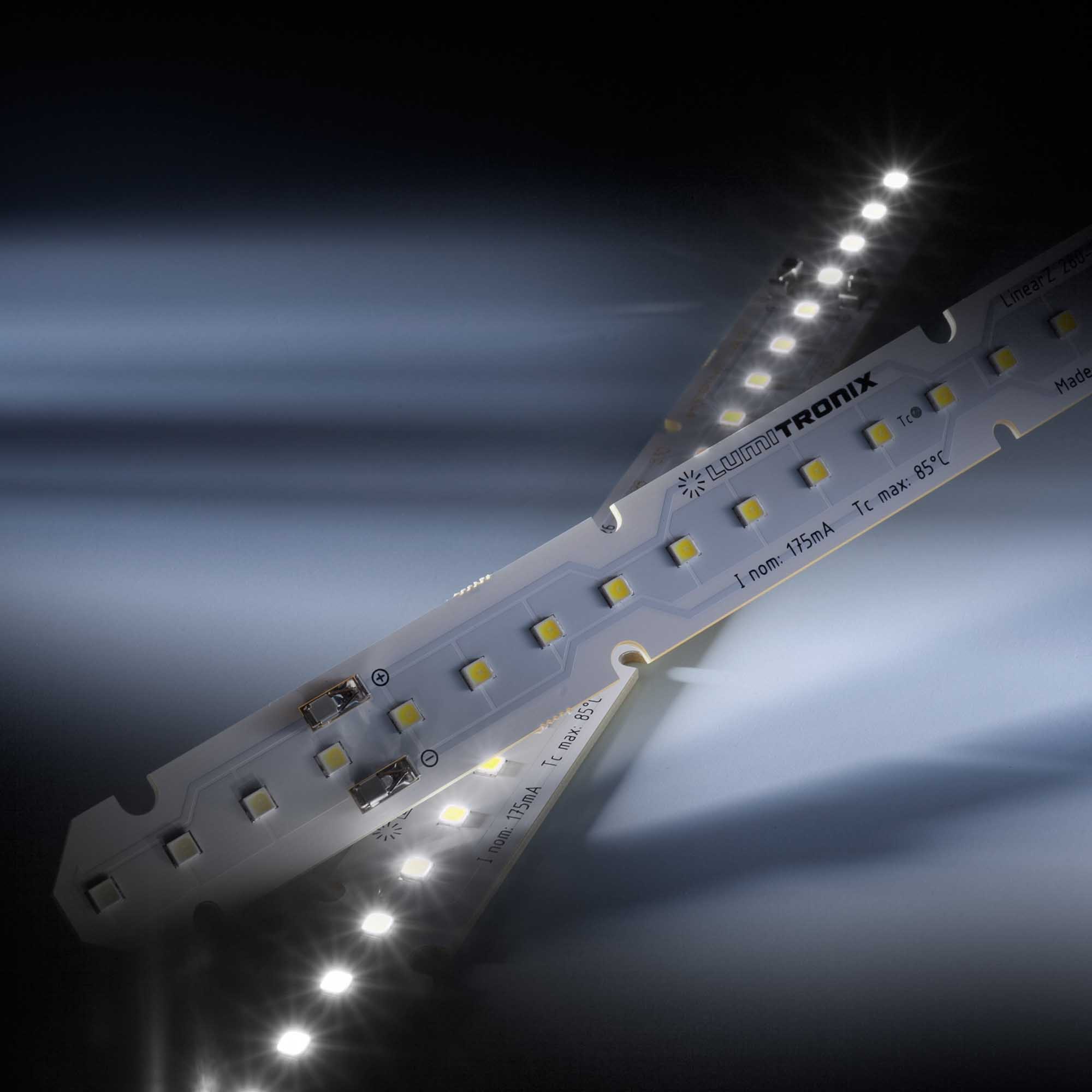 LumiBar-26-3098+ Nichia LED Strip Optisolis CRI99 cold white 6500K 740lm 14PPF 175mA 37.5V 26 LEDs 11.02in/28cm module (806lm & 7.2W/ft)