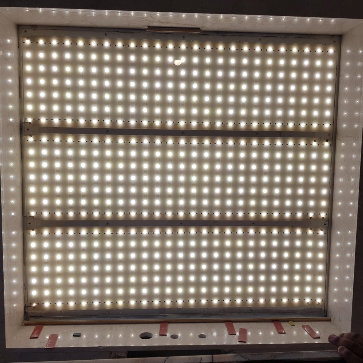 PaperFlex-497-1080 Osram LED Strip 81.52ft length 3479 LEDs warm white 2700K 24V 13.77" wide (270lm/sqft) 