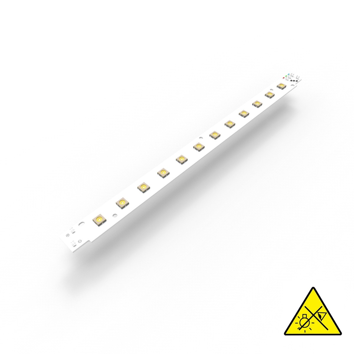 Violet UVC Seoul Viosys LED Strip 275nm 12 LEDs 264mW 11.02" 600mA for disinfection and sterilization 